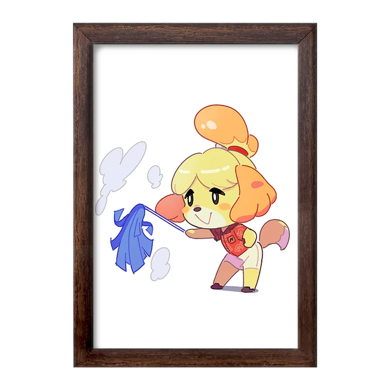 تابلو خندالو طرح بازی انیمال کراسینگ (Animal Crossing) کد 32637