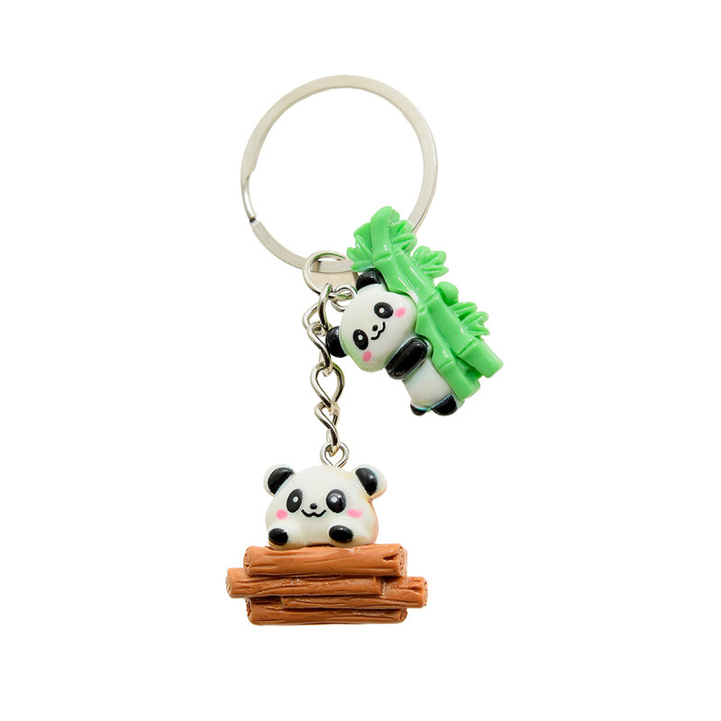 جاکلیدی دخترانه دلنار گالری مدل پاندا و بامبو