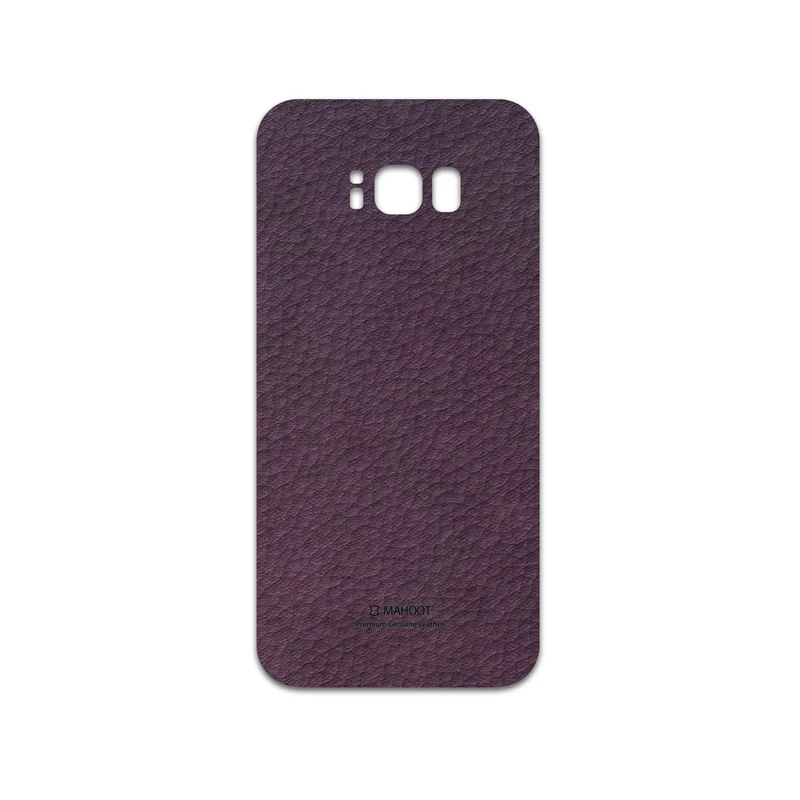 برچسب پوششی ماهوت مدل Purple-Leather مناسب برای گوشی موبایل سامسونگ Galaxy S8 Plus