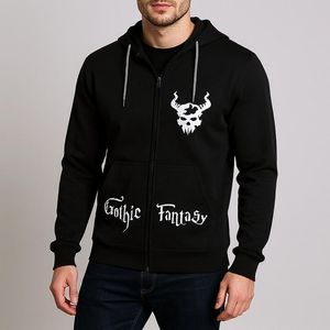 سویشرت مردانه طرح gothic fantasy کد F89