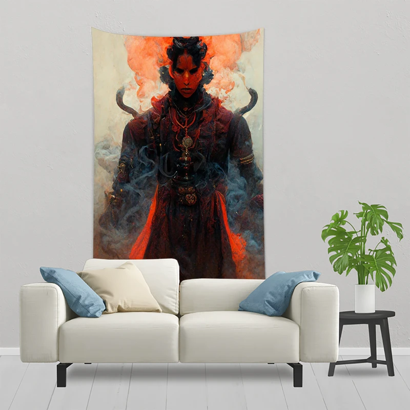 پوستر پارچه ای پرینتینگ لند طرح Midjourney کد M32