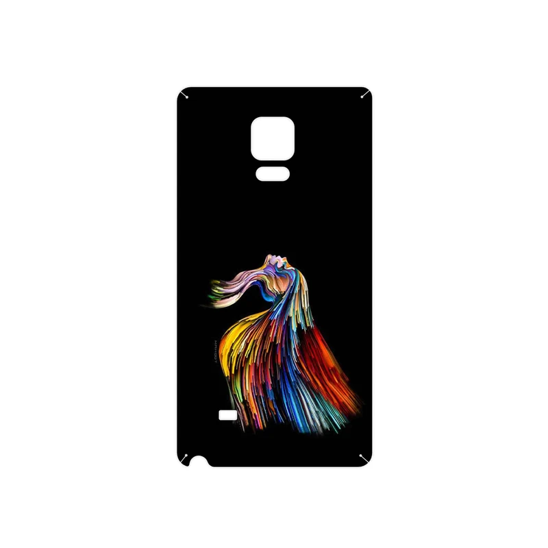 برچسب پوششی ماهوت مدل Rainbow Hair Digital Art مناسب برای گوشی موبایل سامسونگ Galaxy Note Edge