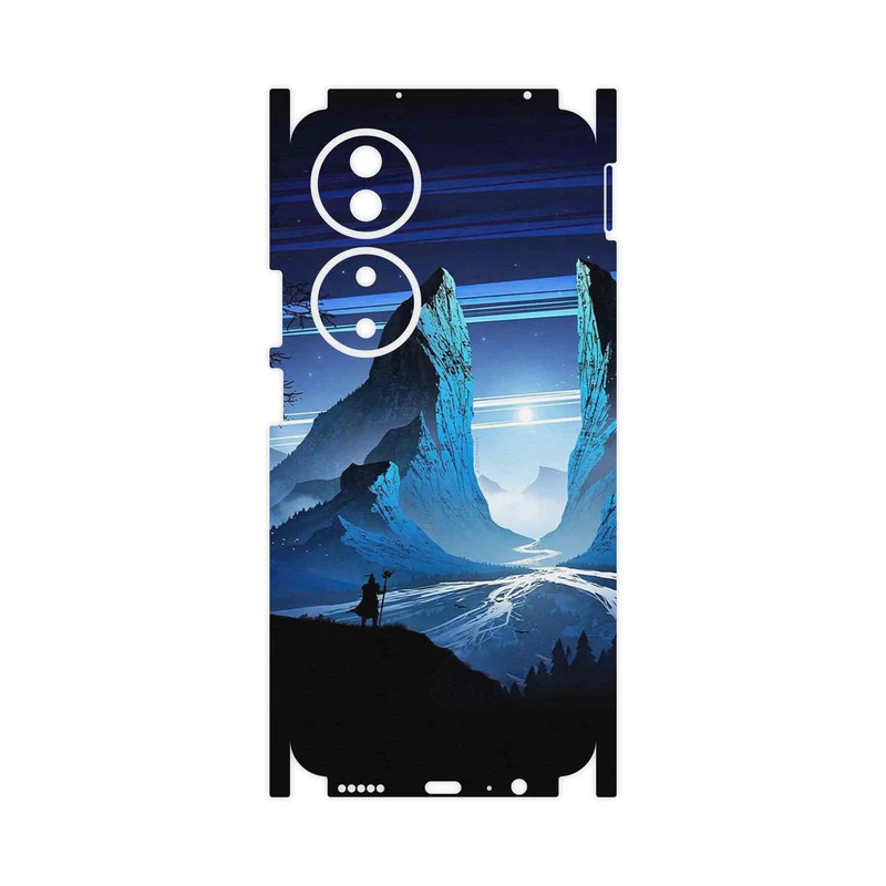 برچسب پوششی ماهوت مدل Blue Mountains Digital Art-FullSkin مناسب برای گوشی موبایل آنر X7b
