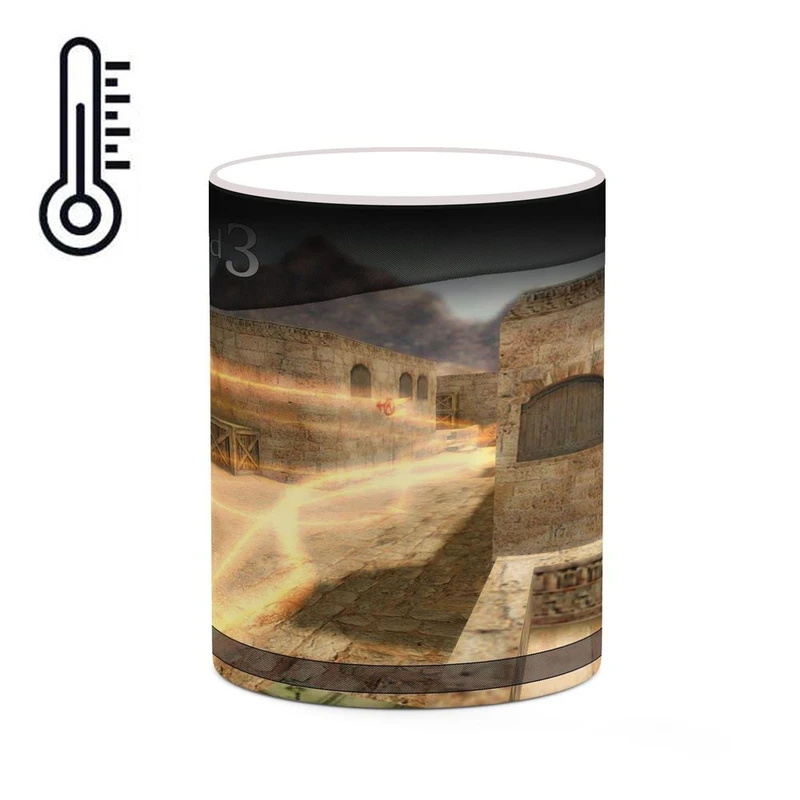 ماگ حرارتی کاکتی مدل بازی کانتر استرایک Counter-Strike 1.6 کد mgh28082