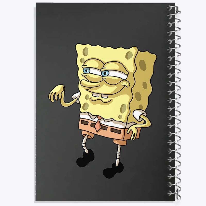 دفتر شطرنجی 50 برگ خندالو مدل باب اسفنجی کد F1858