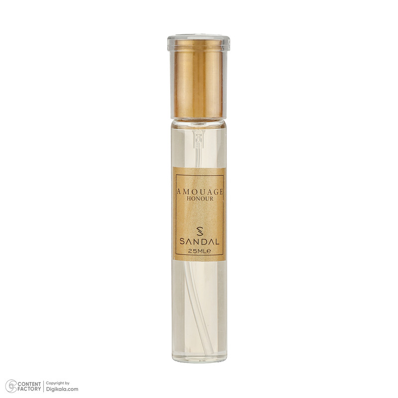 عطر جیبی زنانه صندل مدل amouage honour با رایحه خنک حجم 25 میلی‌لیتر