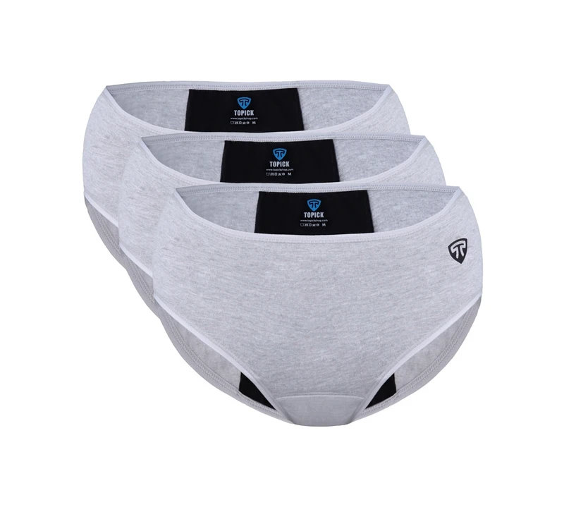 شورتکس زنانه تاپیک مدل لایه جاذب ضدحساسیت بسته 3 عددی