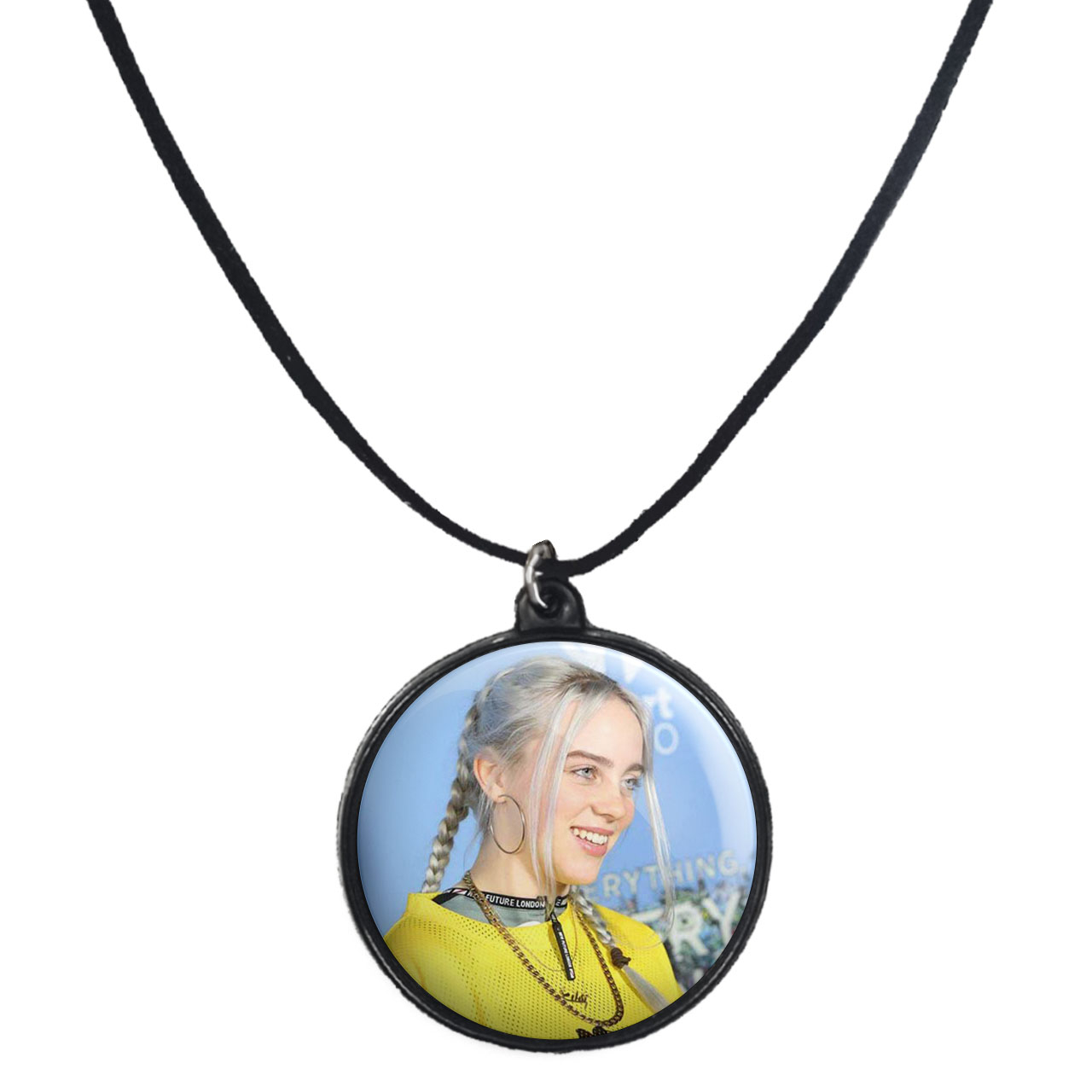 گردنبند پرمانه طرح بیلی آیلیش کد pmb.74 مدل دو طرفه