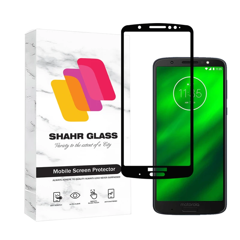 محافظ صفحه نمایش شهر گلس مدل CRMSNWSH مناسب برای گوشی موبایل موتورولا Moto G6 Plus