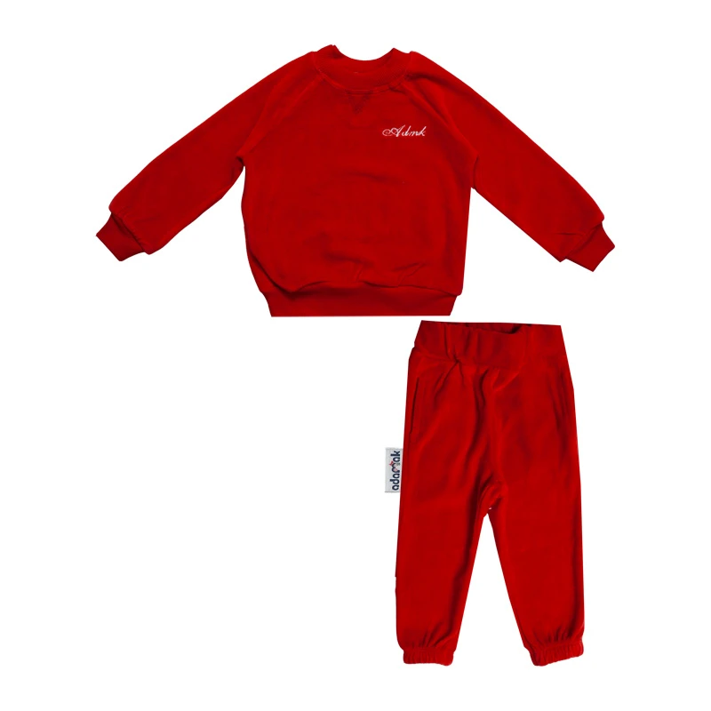  ست سویشرت آستین بلند و شلوار راحتی نوزادی آدمک  کد 110066 