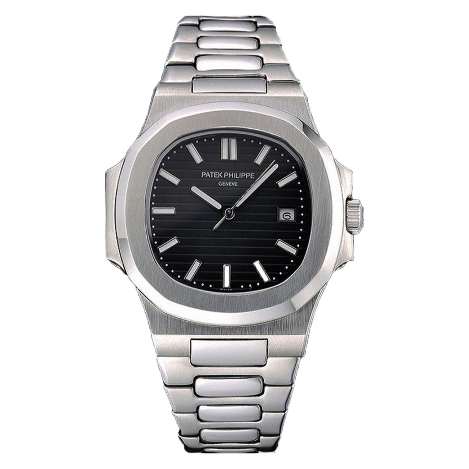 ساعت مچی عقربهای مردانه مدل ناتیلوس بندفلزی کد Patek Philippe NAUTILUS P8168B - - 1