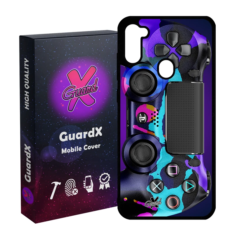 کاور گارد ایکس طرح PS4 Controller مدل Glass10089 مناسب برای گوشی موبایل سامسونگ Galaxy A11 / M11