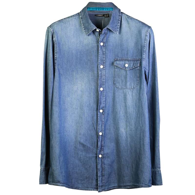 پیراهن آستین بلند مردانه لیورجی مدل جین