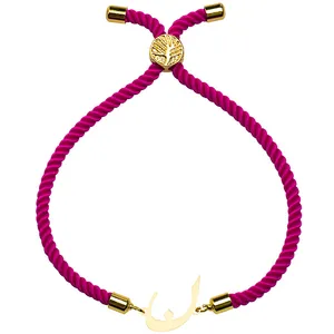 دستبند طلا 18 عیار زنانه الن نار مدل ن 2341