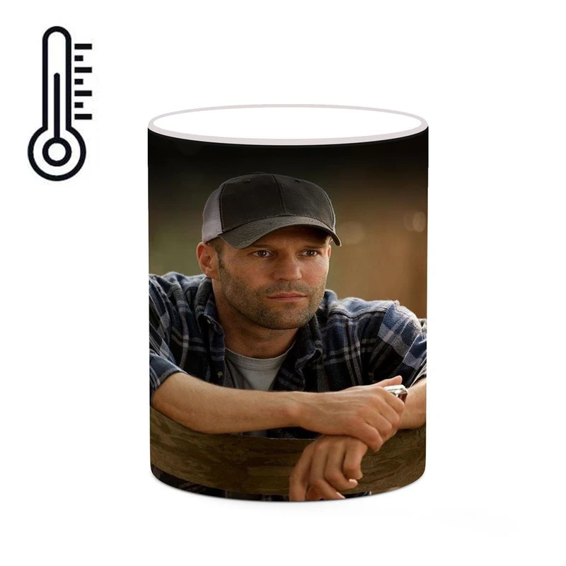 ماگ حرارتی کاکتی طرح جیسون استاتهام Jason Statham مدل mgh26221