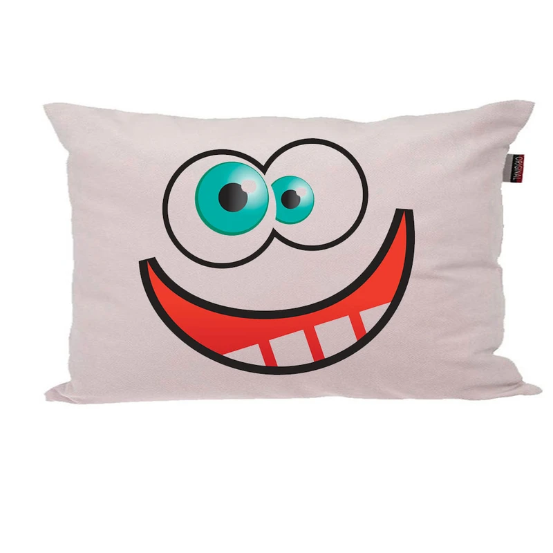 بالش ناریکو مدل نوزاد طرح لبخند کارتونی کد 05125