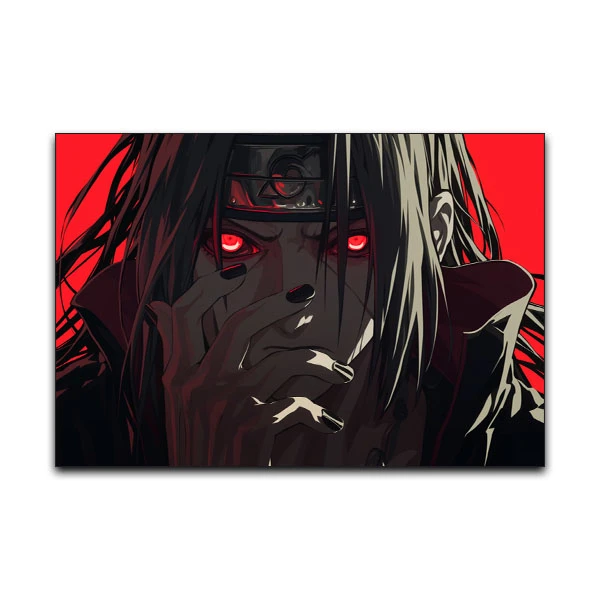 تابلو شاسی گوفی مدل ایتاچی انیمه ناروتو طرح Itachi Naruto Anime کد RD79