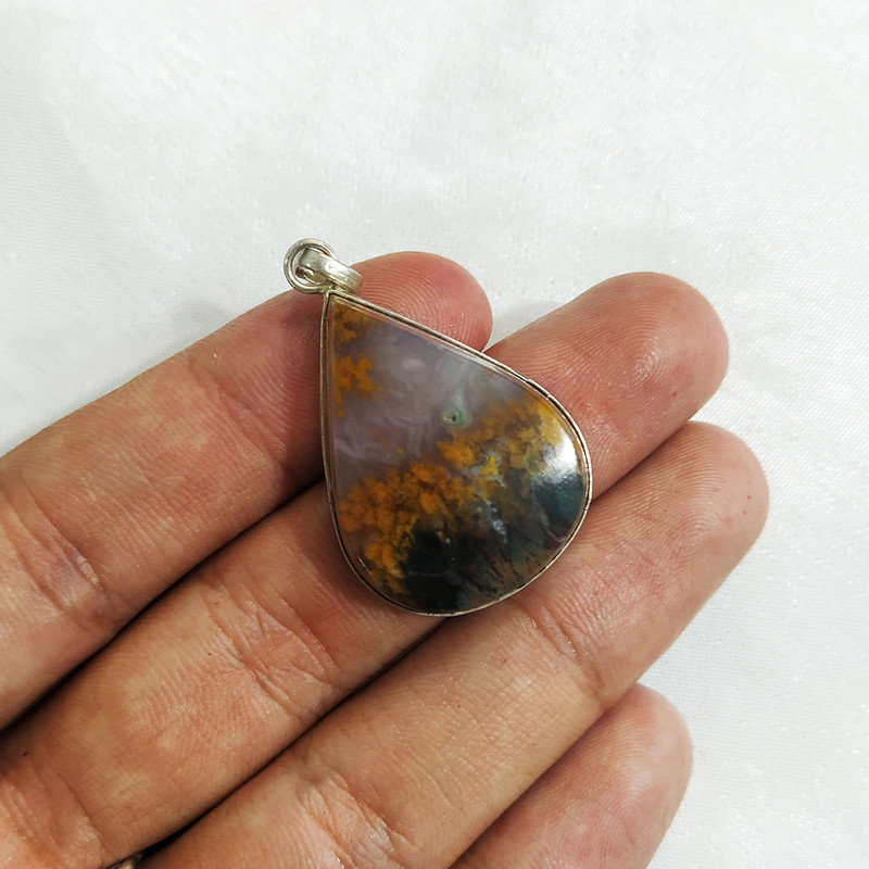 آویز گردنبند نقره زنانه سلین کالا مدل عقیق شجر ce-As3 آویز گردنبند نقره زنانه سلین کالا مدل عقیق شجر ce-As3