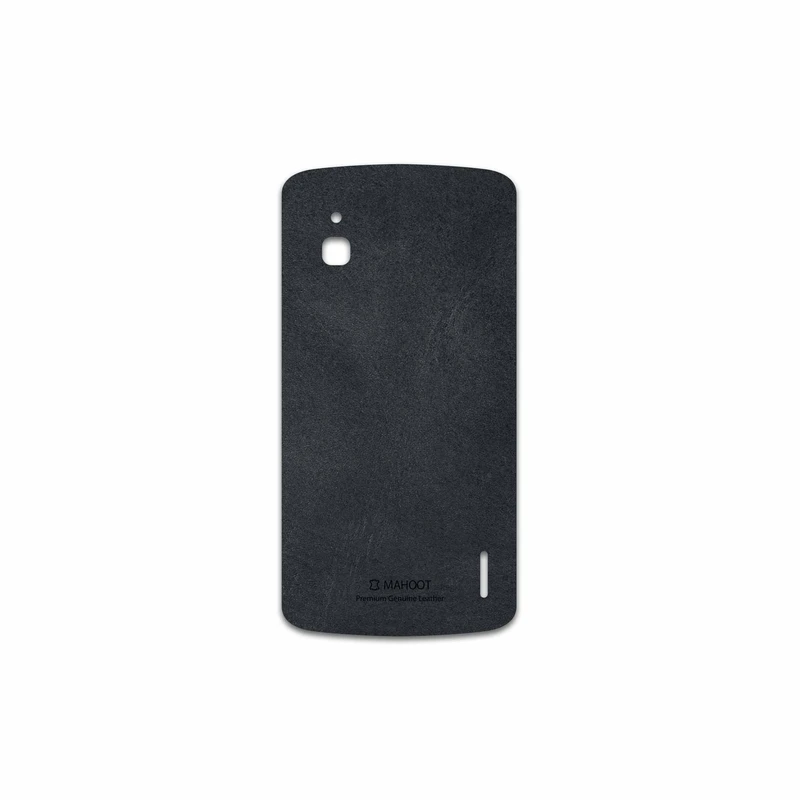 برچسب پوششی ماهوت مدل Graphite Buffalo Leather مناسب برای گوشی موبایل گوگل Nexus 4