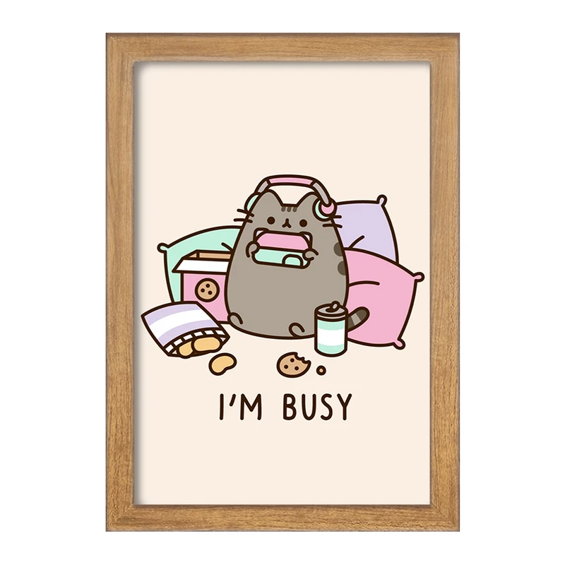 تابلو خندالو مدل پوشین گربه بامزه کد 26606