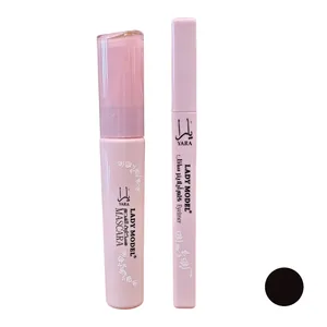 ریمل بلند کننده و حجم دهنده ضد آب لیدی مدل یارا به همراه خط چشم ماژیکی ضد آب