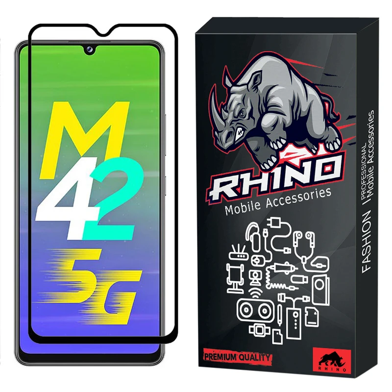 محافظ صفحه نمایش راینو مدل R-FULL مناسب برای گوشی موبایل سامسونگ Galaxy M42 5G