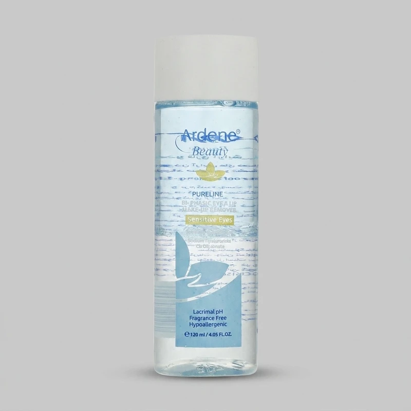 پاک کننده دو فازی آرایش چشم و لب آردن بیوتی مدل Soothing مناسب انواع پوست حجم 120 میلی لیتر