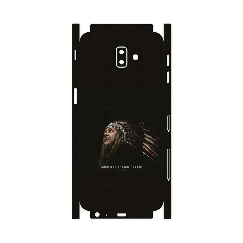 برچسب پوششی ماهوت مدل Portrait of an Indian Man-FullSkin مناسب برای گوشی موبایل سامسونگ Galaxy J6 Plus