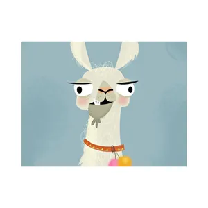 کارت پستال ماهتاب طرح لاما کد 2900