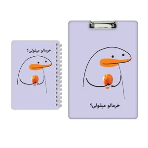 تخته شاسی مدل میقولی کد 2414 سایز A4 به همراه دفتر