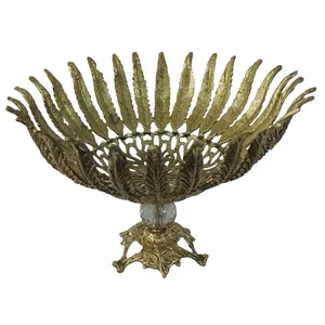 میوه خوری برنجی مدل Sm-30 طرح برگ