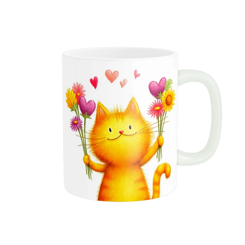 ماگ پاد آفرین طرح گربه کد 2595