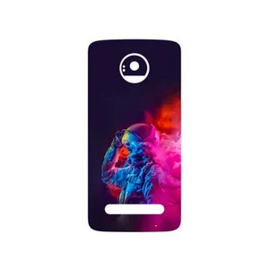 MAHOOT Smoke Rainbow Digital Art 1 Cover Sticker for Motorola Moto Z2 Play