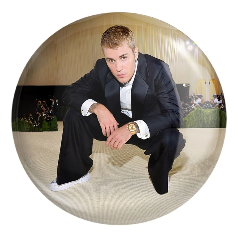 پیکسل خندالو طرح جاستین بیبر Justin Bieber کد 19028 مدل بزرگ