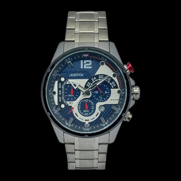 ساعت مچی عقربه‌ای کوارتز مردانه جی فوکس مدل سه موتوره کرنوگراف دار کد SR30BE