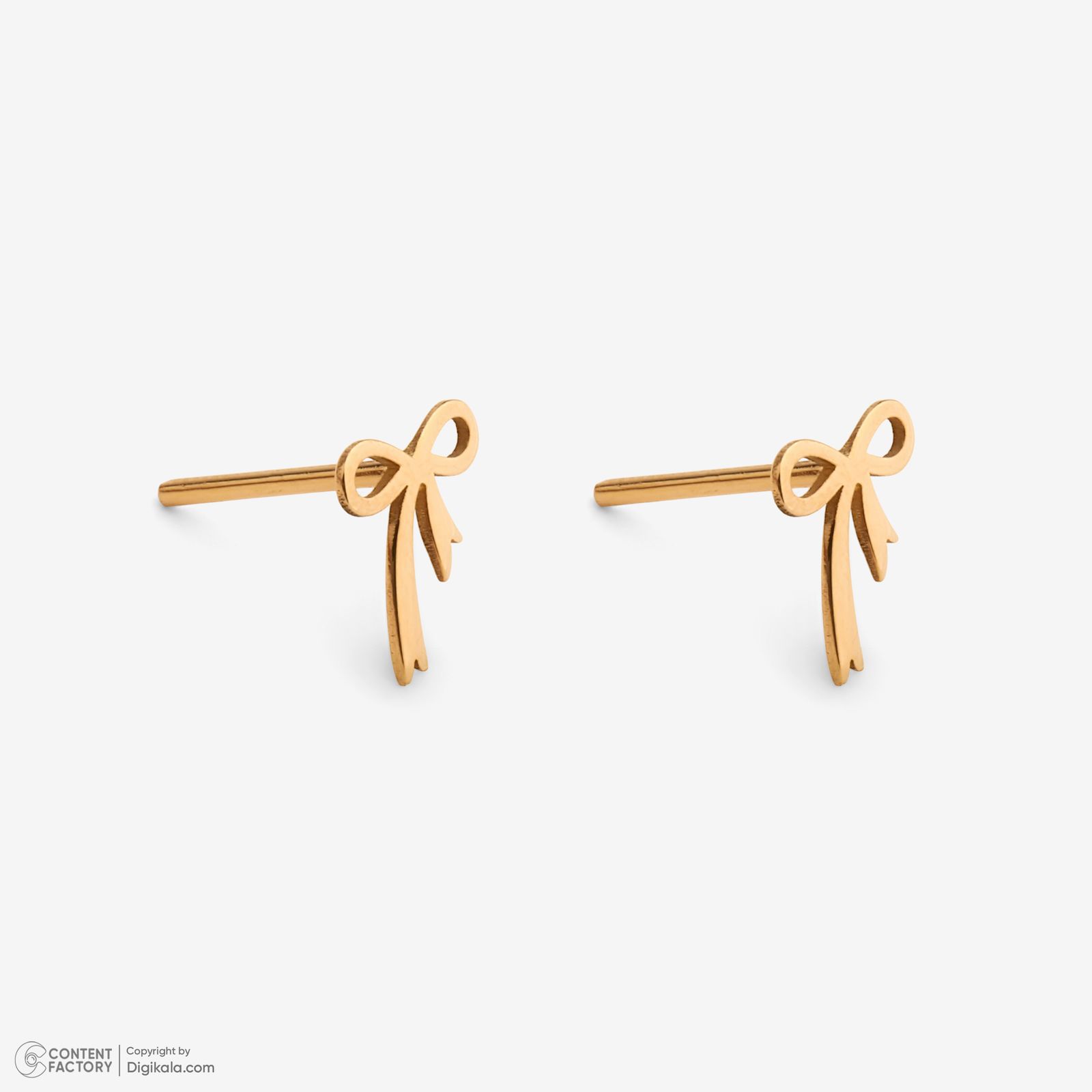 نیم ست طلا 18 عیار زنانه سایا گلد مدل پاپیون ns27 -  - 7