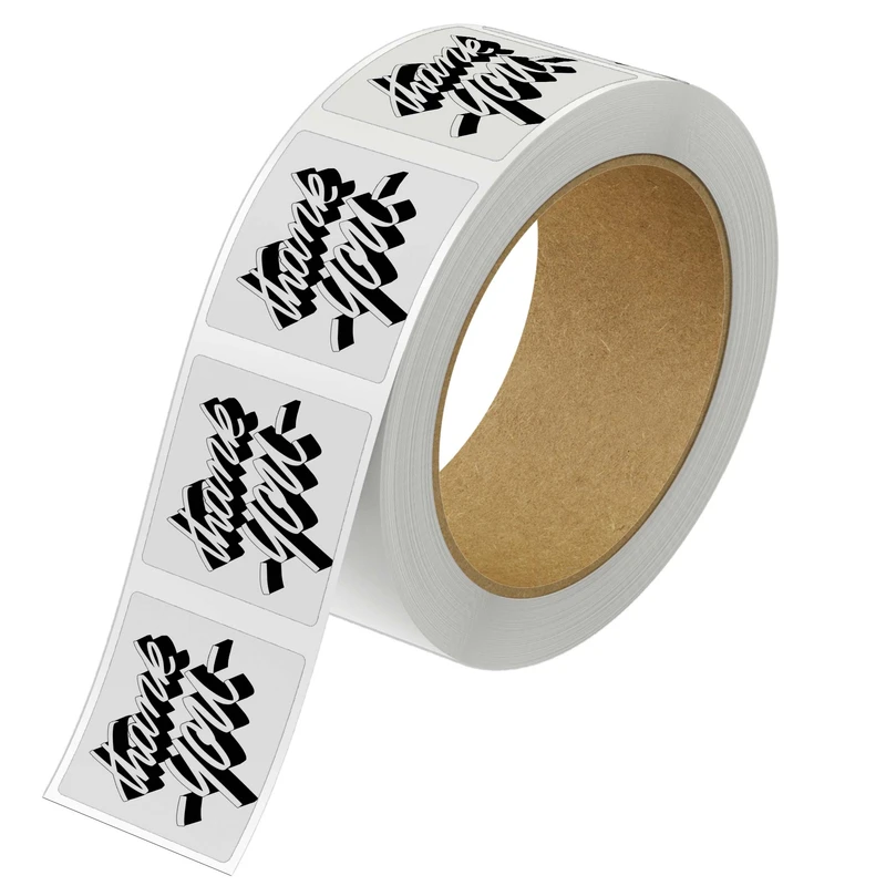 برچسب مدل تشکر از خرید مشتری thank you