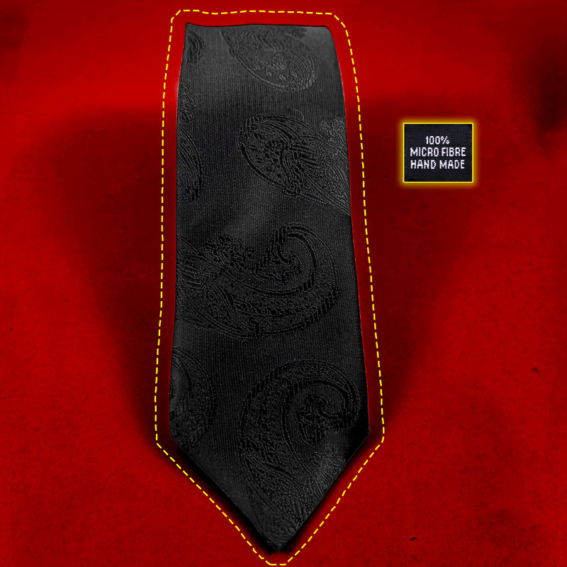 ست کراوات و دستمال جیب و دکمه سردست و گیره کراوات مردانه مدل 599