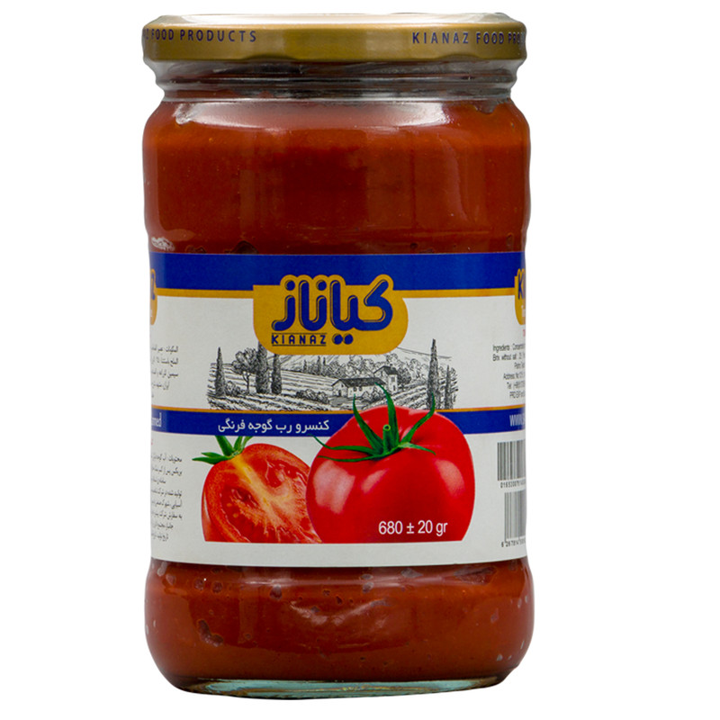 رب شیشه کیاناز - 680 گرم بسته 6 عددی
