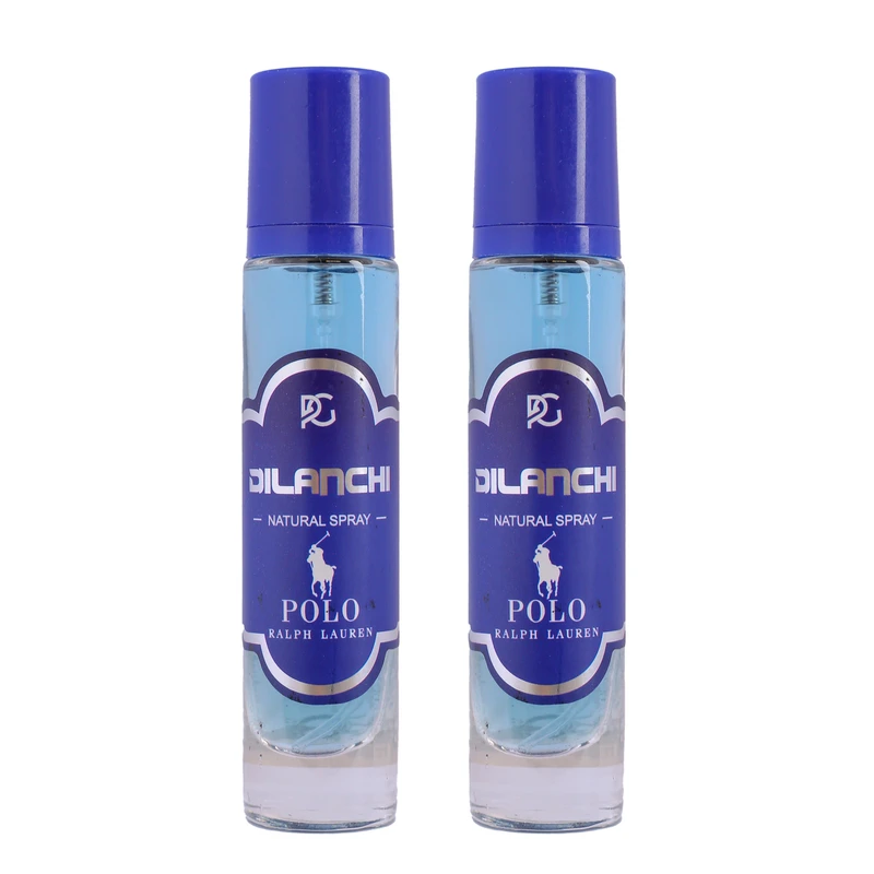عطر جیبی مردانه دیلانچی مدل پلو بلو با رایحه خنک حجم 30 میلی‌لیتر مجموعه 2 عددی