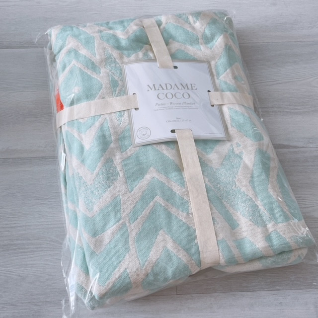 شال مبل مادام کوکو مدل Pietra-MintYesili سایز 130x170 سانتی متر