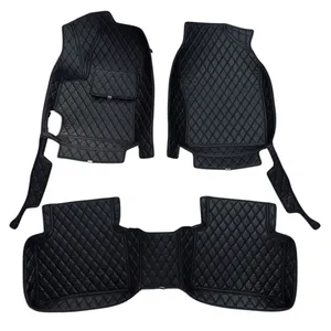 کفپوش پنج بعدی خودرو مدل TS چرم گلدوزی مناسب برای لوین