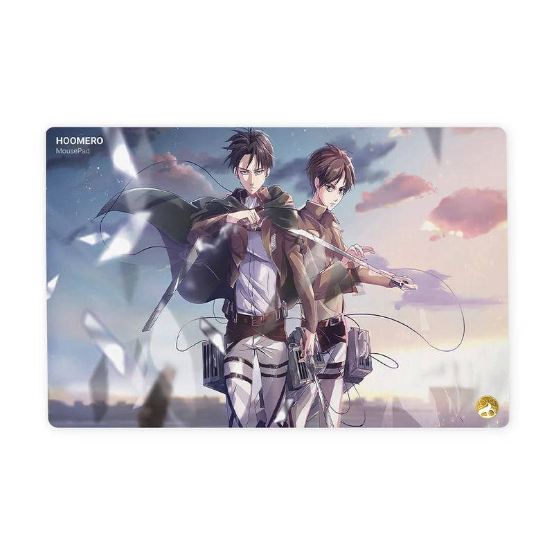 ماوس پد هومرو مدل ML015-SIZE2437 طرح انیمه اتک ان تایتان
