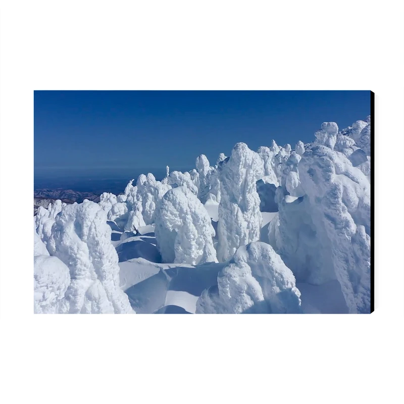 تابلو شاسی عرش طرح گردشگری ژاپن مدل هیولاهای برفی در کوه زائو کد As6242