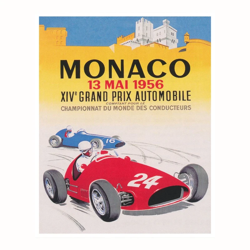 پوستر مدل موناکو 1956
