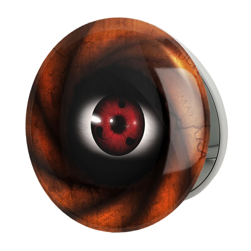 آینه جیبی خندالو طرح شارینگان اوبیتو انیمه ناروتو Naruto مدل تاشو کد 11281 