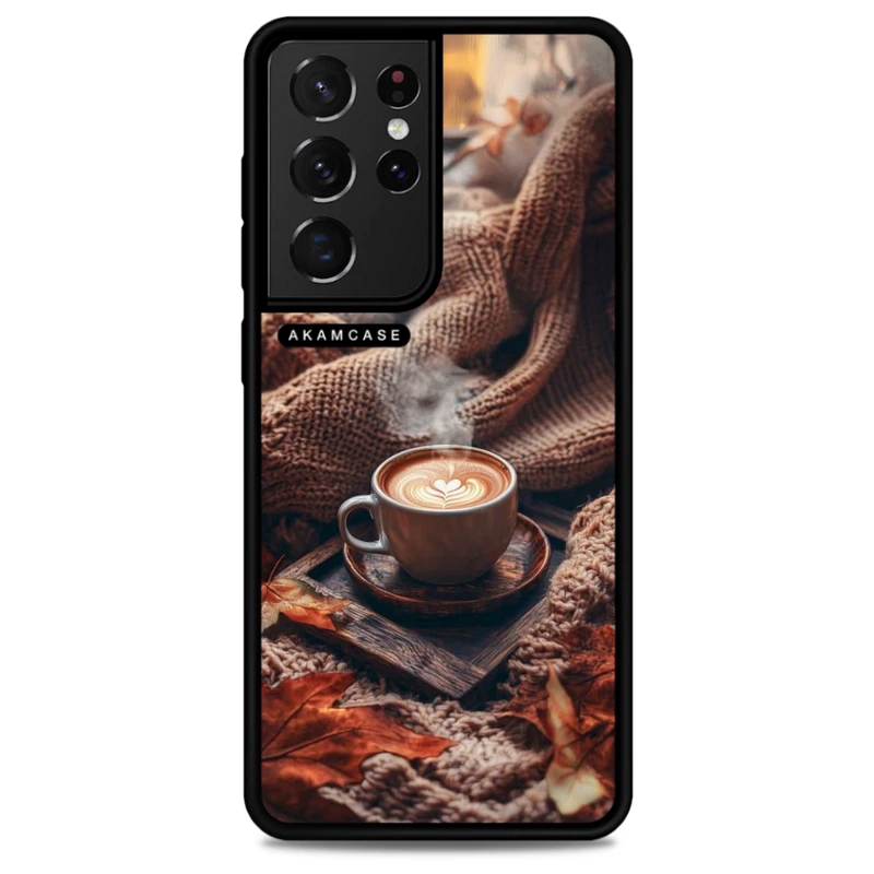 کاور آکام مدل AMC-WSGS21U-COFFEE-17 مناسب برای گوشی موبایل سامسونگ Galaxy S21 Ultra