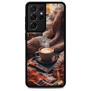 AKAM AMC-WSGS21U-COFFEE-17 Cover For Samsung Galaxy S21 Ultra