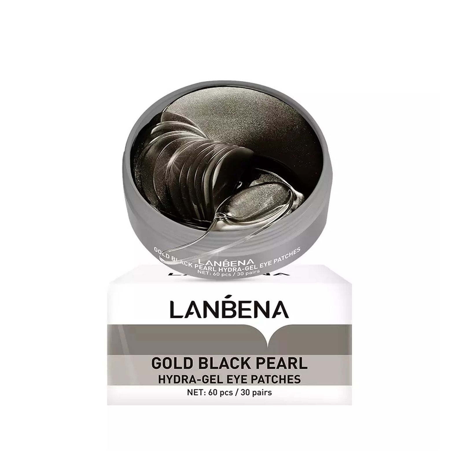 ماسک زیر چشم لنبنا مدل Gold Black Pearl وزن 90 گرم بسته 60 عددی  -  - 4