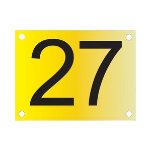 تابلو نشانگر طرح 27 مدل پلاک شماره 27 درب منزل و خانه